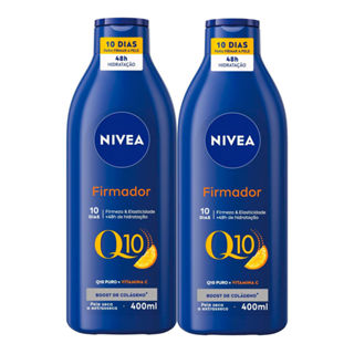 Kit 2 Loção Hidratante Nivea Firmador Q10 + Vitamina C Pele Seca a Extrasseca 400ml em Oferta na Shopee