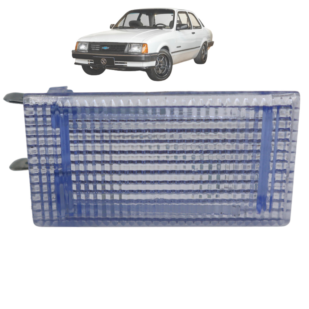 Lanterna Luz Teto Cortesia Porta Malas e Porta Luvas Chevette P/ Lâmpada 5w
