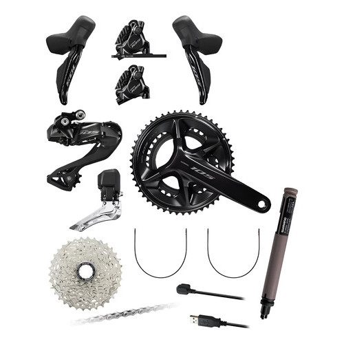 Kit Grupo  Shimano Di2 105-r7170 12v 2023 Pronta Entrega