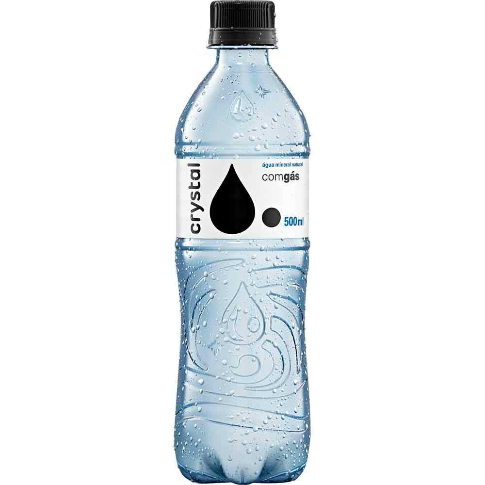 Água Mineral com Gás 500ml Crystal