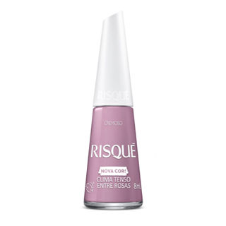 Esmalte Risqué Nova Cor Cremoso Cor Clima Tenso Entre Rosas 8ml em Oferta na Shopee