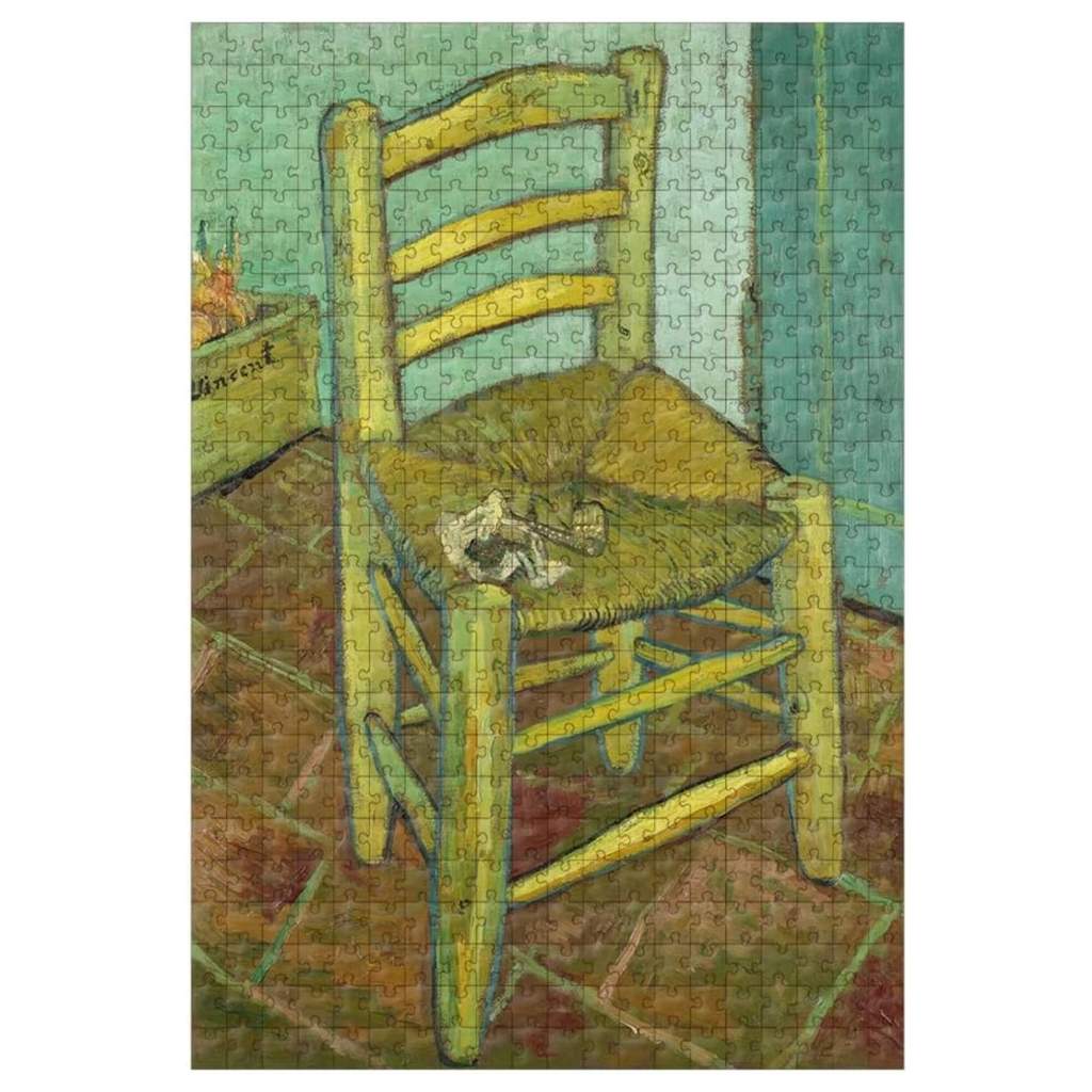 Kit 2 Quebra Cabeças de 500 Peças: Van Gogh Cadeira + Mona Lisa - Mimo Toys · foto 2