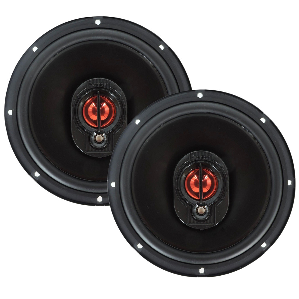Alto Falante 6 Polegadas Bomber 110w Rms BBR6 Triaxial 220w Rms Pico Par Carcaça Plástica