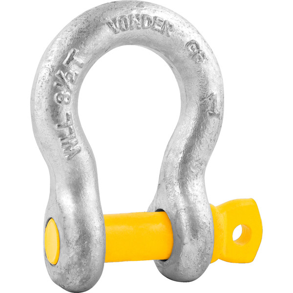 Manilha Cabo Aço 5/16 Curva Pesado Galvanizado Vonder Plus