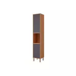 Paneleiro de Cozinha Modulado Esplêndida c/ 2 Portas 37cm Freijo/Titanium - MGM