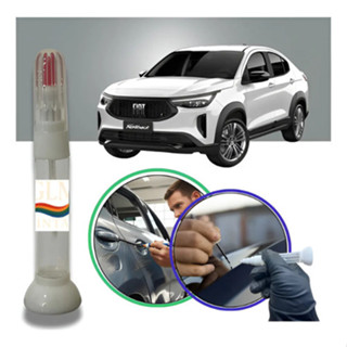 Caneta Pintura  Tira Risco Branco Banchisa Fiat Branco Banchisa Fiat em Oferta na Shopee