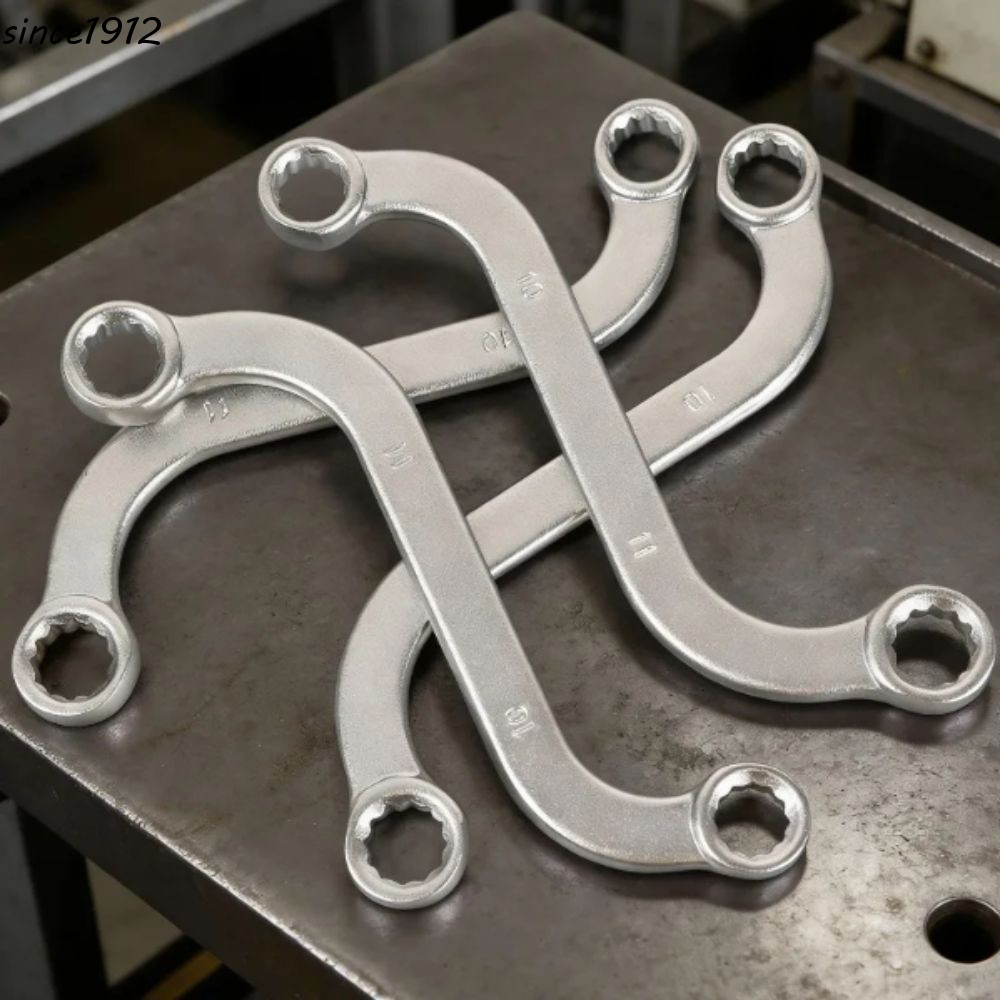 Chave De Cabeça Dupla SINCE , Tipo S De Comprimento De 10-19 Tamanho 140-240MM , Conjunto De 5 Peças De Anel Combinada