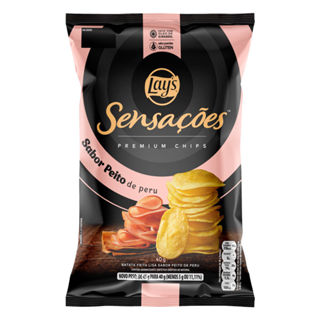 Batata Lay's Sensações Sabor Peito de Peru 40g em Oferta na Shopee