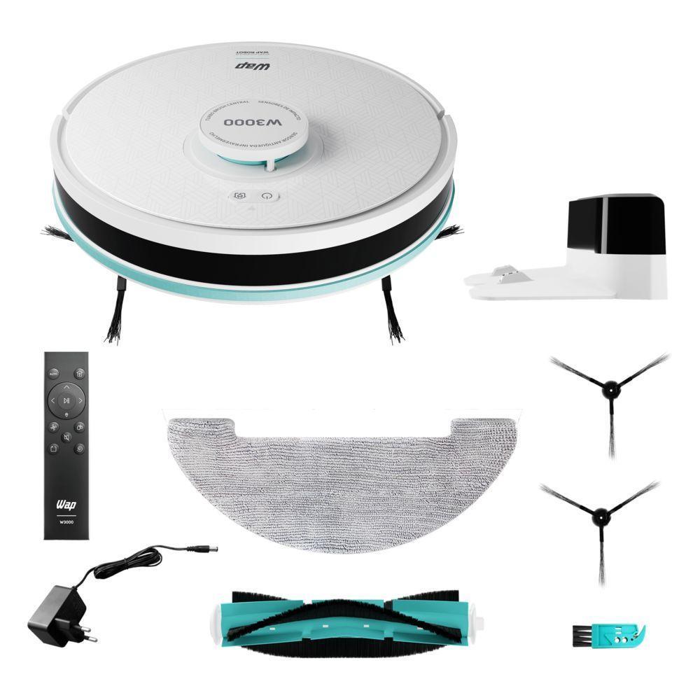 Aspirador De Pó Robo WAP Robot W3000 3 Em 1 Smart Bivolt · foto 2