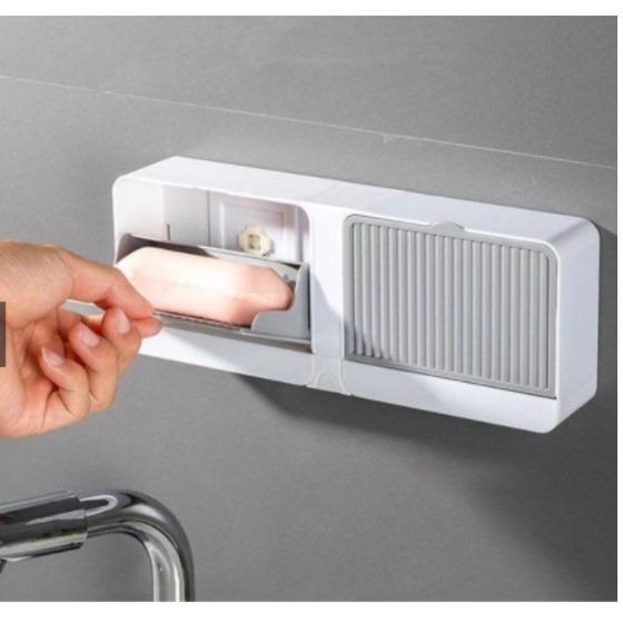 Porta Sabonete Saboneteira Dupla Com Adesivo Para Aderência - Envio Rápido