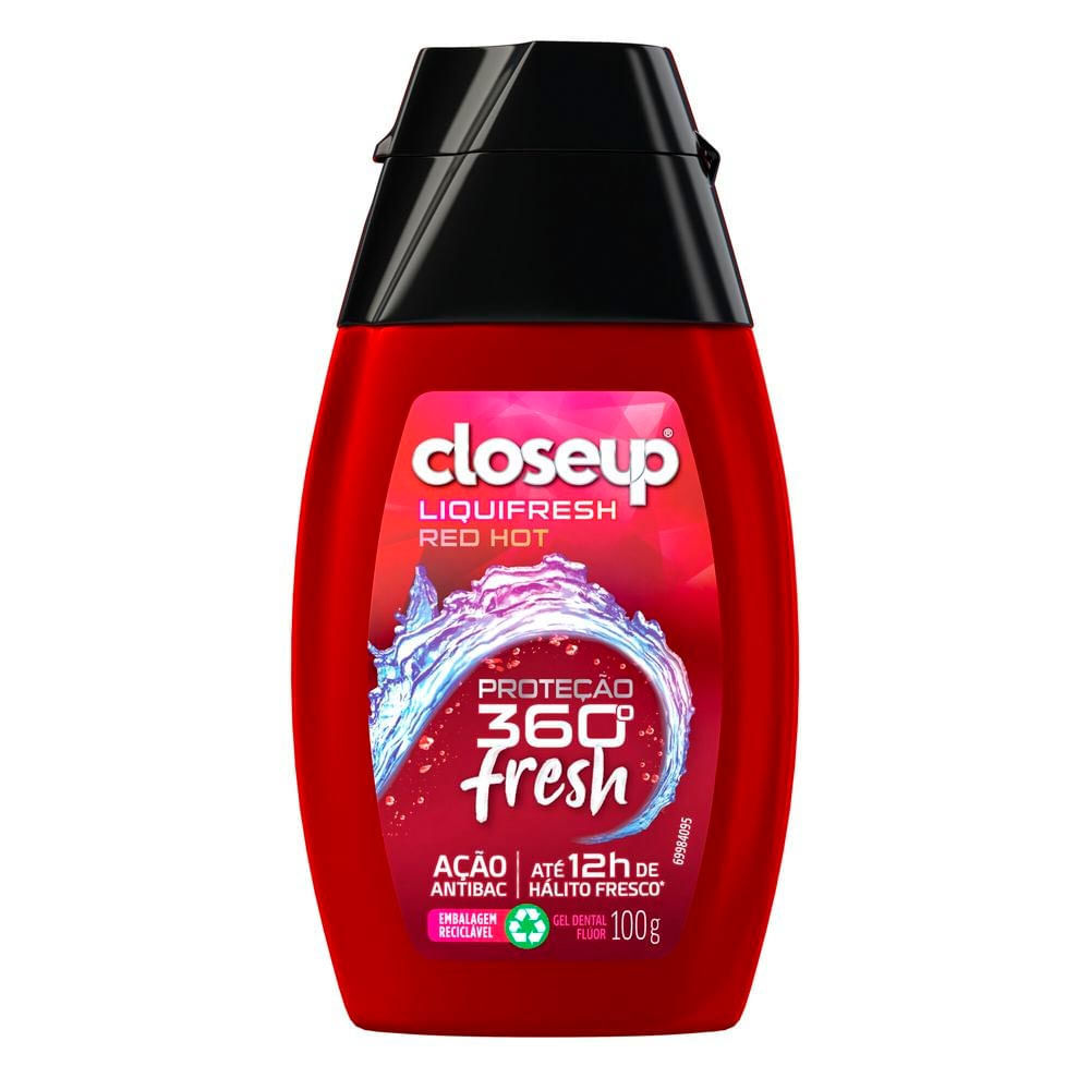 Creme Dental em Gel Close Up Liquifresh Red Hot 100g em Oferta na Shopee