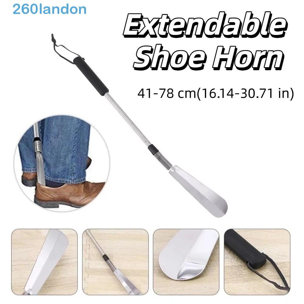 Calçadeira Extensível LANDON , Telescópica De Aço Inoxidável Para Buzina De Sapato Retrátil Ergonômica