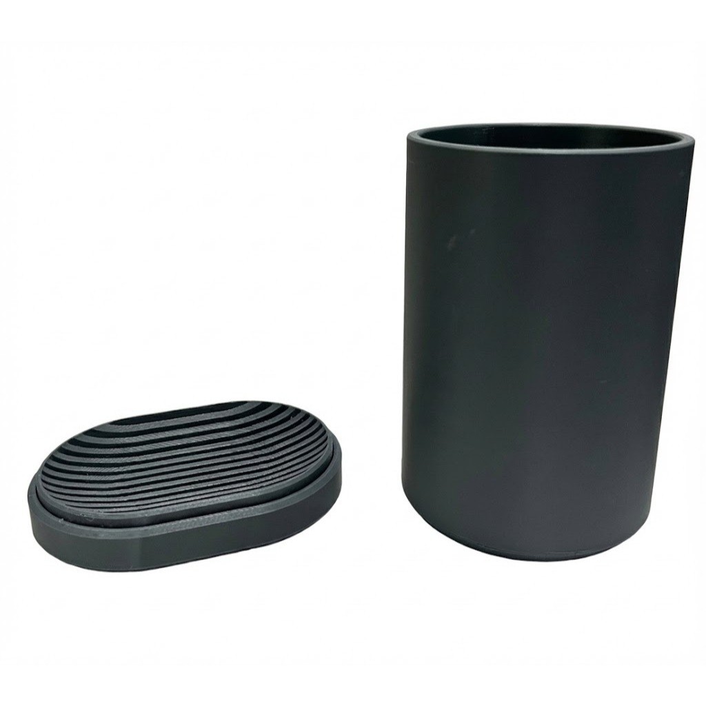 KIT ou Porta Escova de Dentes ou Saboneteira Design Moderno Decorativo