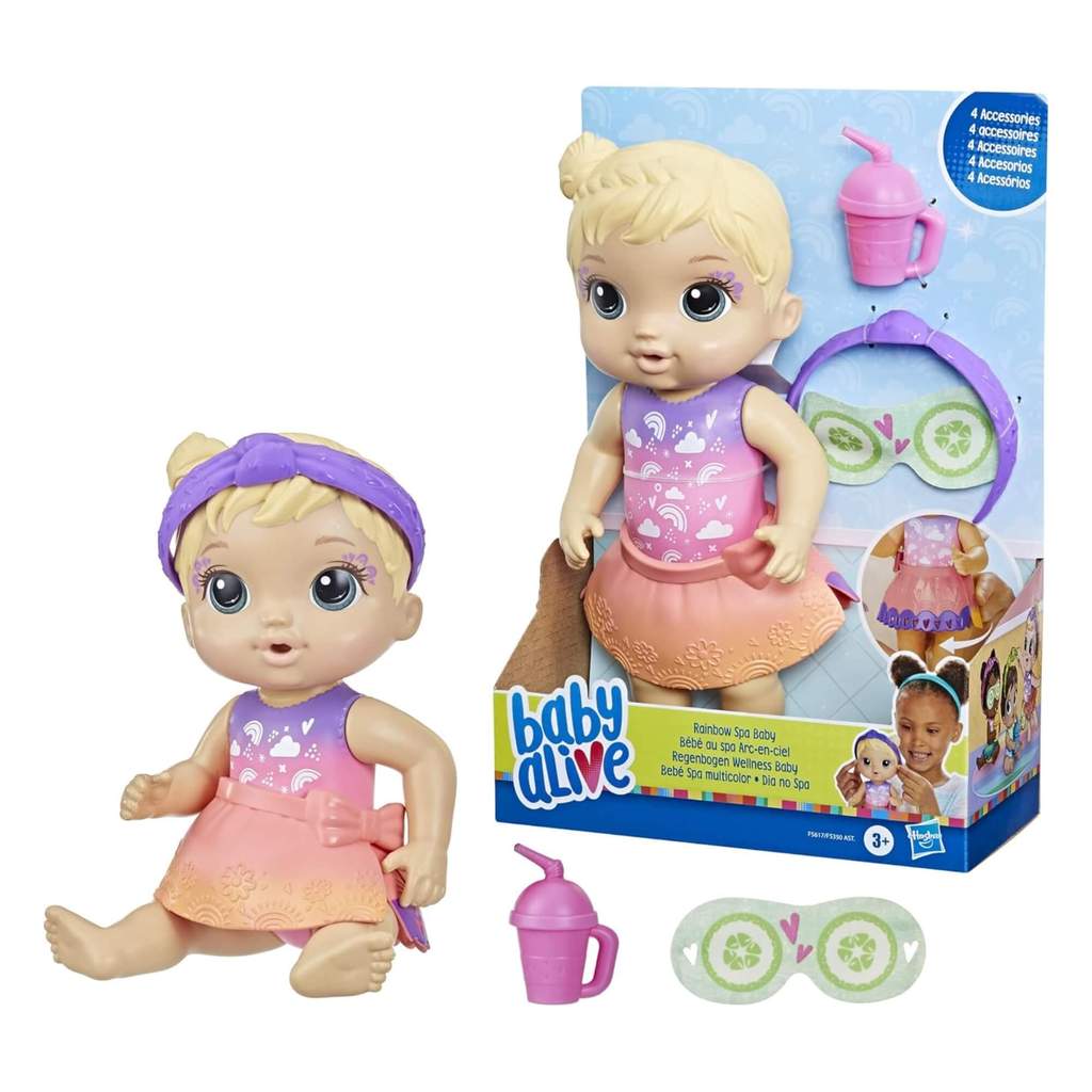 Brinquedo Infantil Boneca Baby Alive Dia no Spa (Loira) Hasbro - 18612