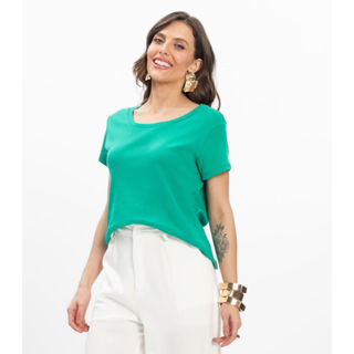 Blusa Feminina Infinita Cor Verde em Oferta na Shopee
