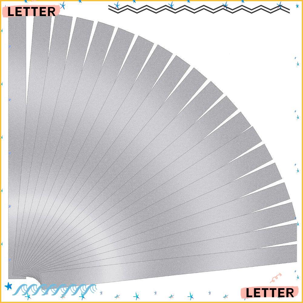 Carta 20 Unidades De Adesivos Refletivos , Fita Reflexiva Sem Contato , Adesivo Laser