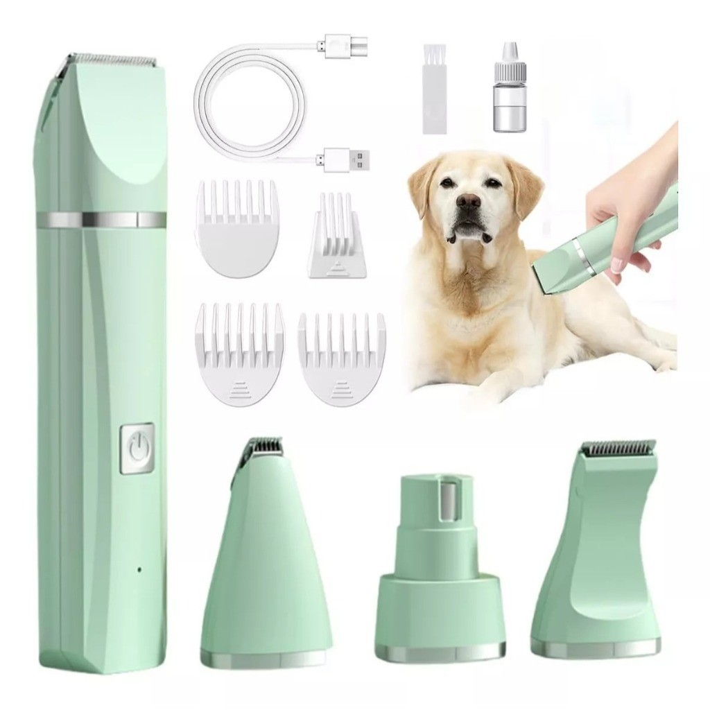 4 Em 1 Cortador De Pelos Elétrico Para Animais De Estimação em Oferta na Shopee