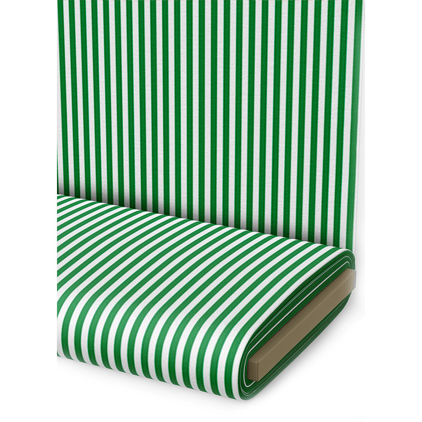 Tecido Tricoline Estampado Listras Finas Verde Pano Mochila Costureira Bolsa Artesanato