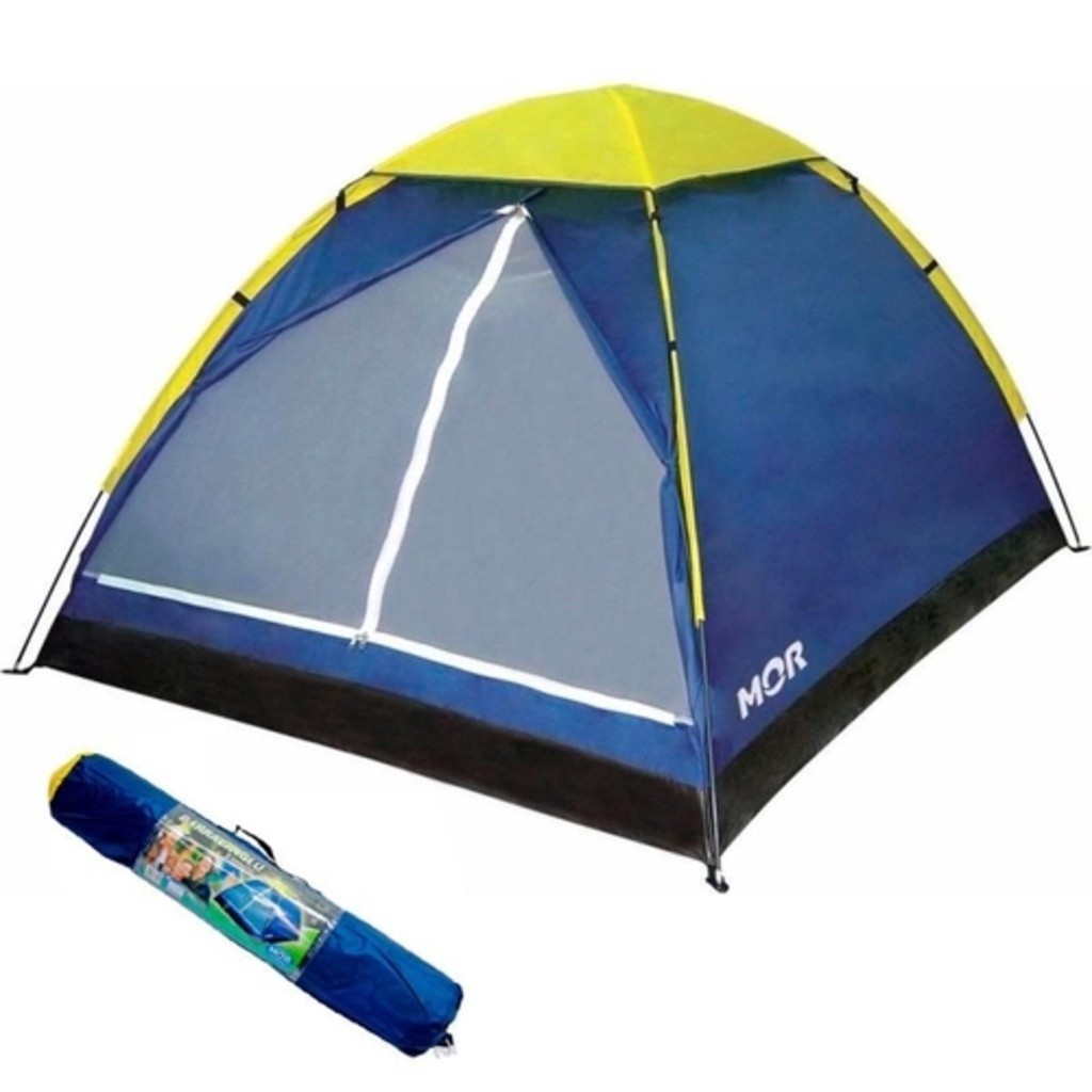 Barraca Camping Mor Iglu para até 4 Pessoas Acampamento Praia