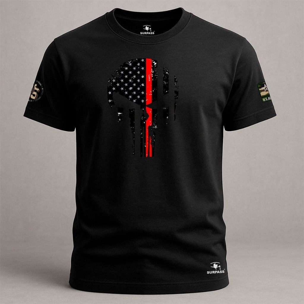 Camiseta Estampada Confortável Caveira Bope Treino Academia Gammer MODELO MILITAR