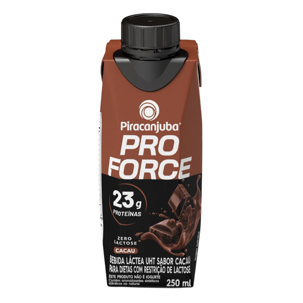 Bebida Láctea Whey Piracanjuba ProForce 23g Cacau 250ML