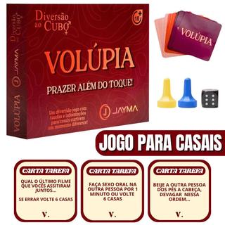 Volupia Jogo Para Namorados Jogo De Tabuleiro Verdade E Desafio Jogo Para Casal C/Cartas E Dados Com Cartas Interativas