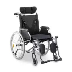 Cadeira De Rodas Dobrável Dellamed Reclinável Em Alumínio Até 130Kg D700 T40 - (0001000191)