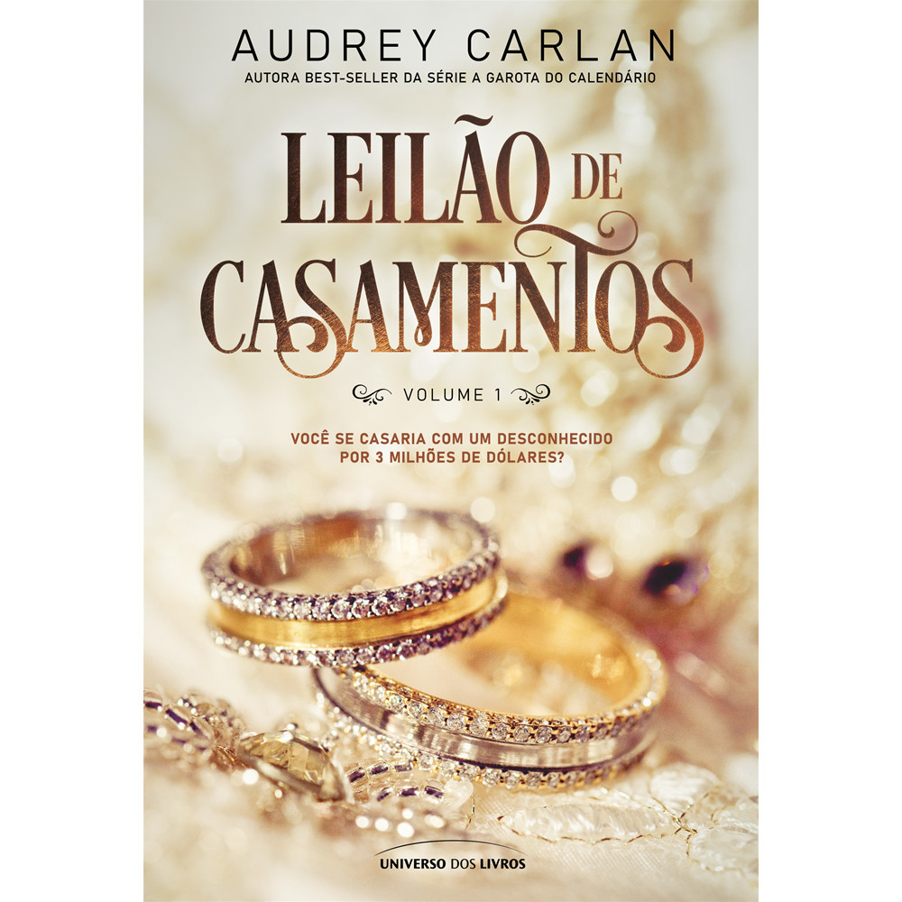 Livro - Leilão de casamentos: Volume 1 - por Audrey Carlan - Editora Universo dos Livros ISBN 9786556096025