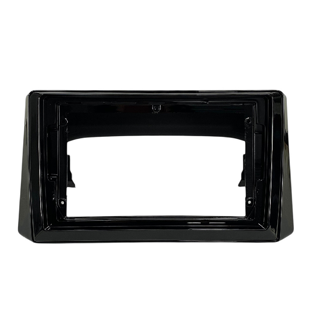 Moldura Painel Central Multimidia 9 Polegadas Toyota Corolla Corolla Cross 2019 a 2024 Black Piano