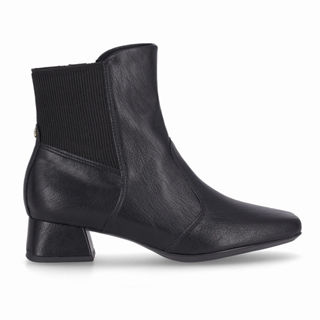 Bota Tati Cano Curto Salto Médio Preto em Oferta na Shopee