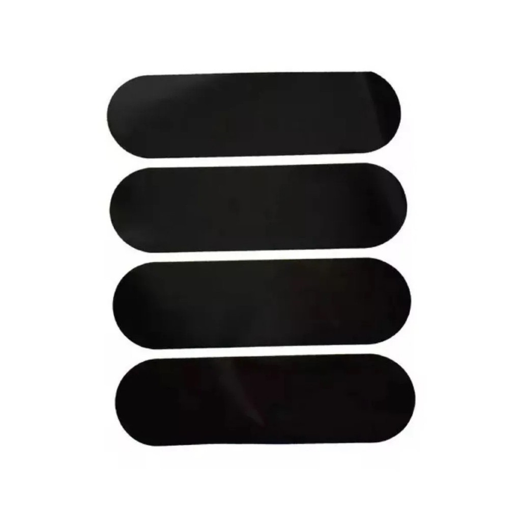 Kit 4 Adesivos Refletivo Preto Para Capacete Moto Carro E Bicicleta Polivisor em Oferta na Shopee