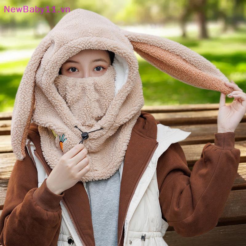 NewBaby Animal Orelha Capacete De Esqui Capa Urso Gato Mais Quente Confortável Lã Macia Inverno Cabeça Acessórios VN