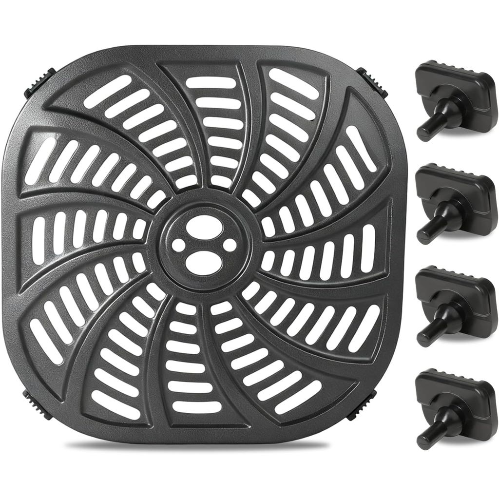 Placa de grelha para air fryer de 7QT para air fryers Gourmia GAF798 GAF716, bandeja de substituição para air fryer de 8