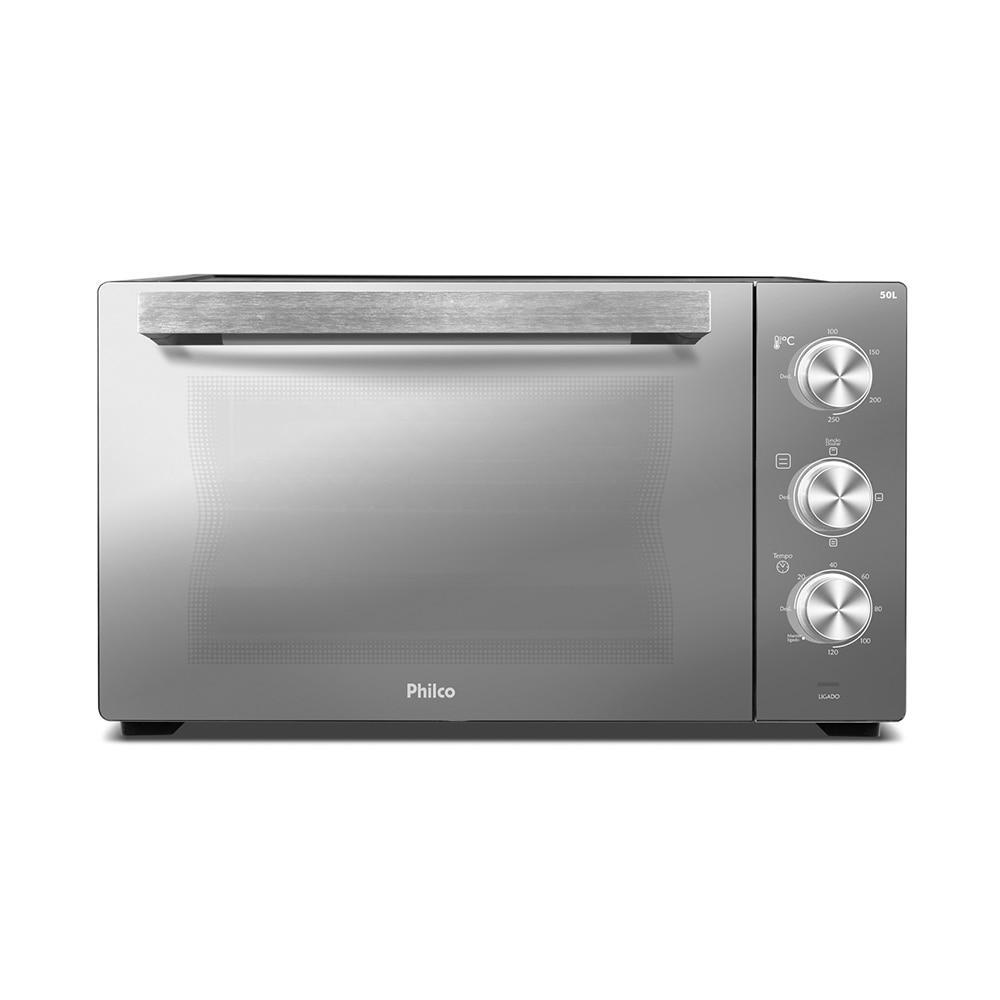 Forno Elétrico 220v- 50L Full Glass PFE50PE Espelhado - Philco