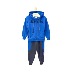 Conjunto Menino Jaqueta e Calça Moletom Bordado Explore - Angerô