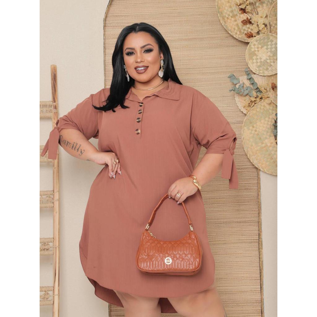 Chemise Vestido Feminino Camisão Chamise Plus Size Luxo