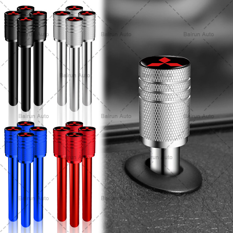 1/4 Pçs Liga Fechadura Da Porta Do Carro Tampa De Segurança Maçaneta Para Mitsubishi ASX Lancer Pajero Outlander L200 EV