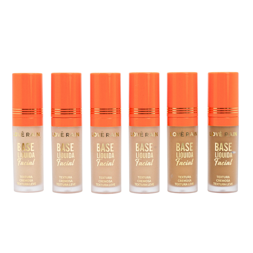 Base Líquida Facial Natural Matte - Lové Rain Cosméticos
