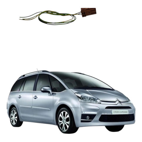Plug Conector Botão Abertura Tanque Combustível Citroen C4