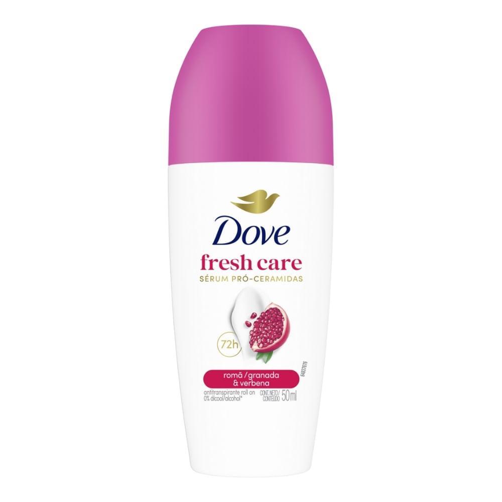 DESODORANTE ROLL ON DOVE FRESH CARE ROMÃ E VERBENA 50ML