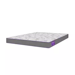 Colchão Casal D28 EXTRA FIRME 138x188x14 Hipoalergênico Cinza e Branco Acction SmartZzz By Plumatex