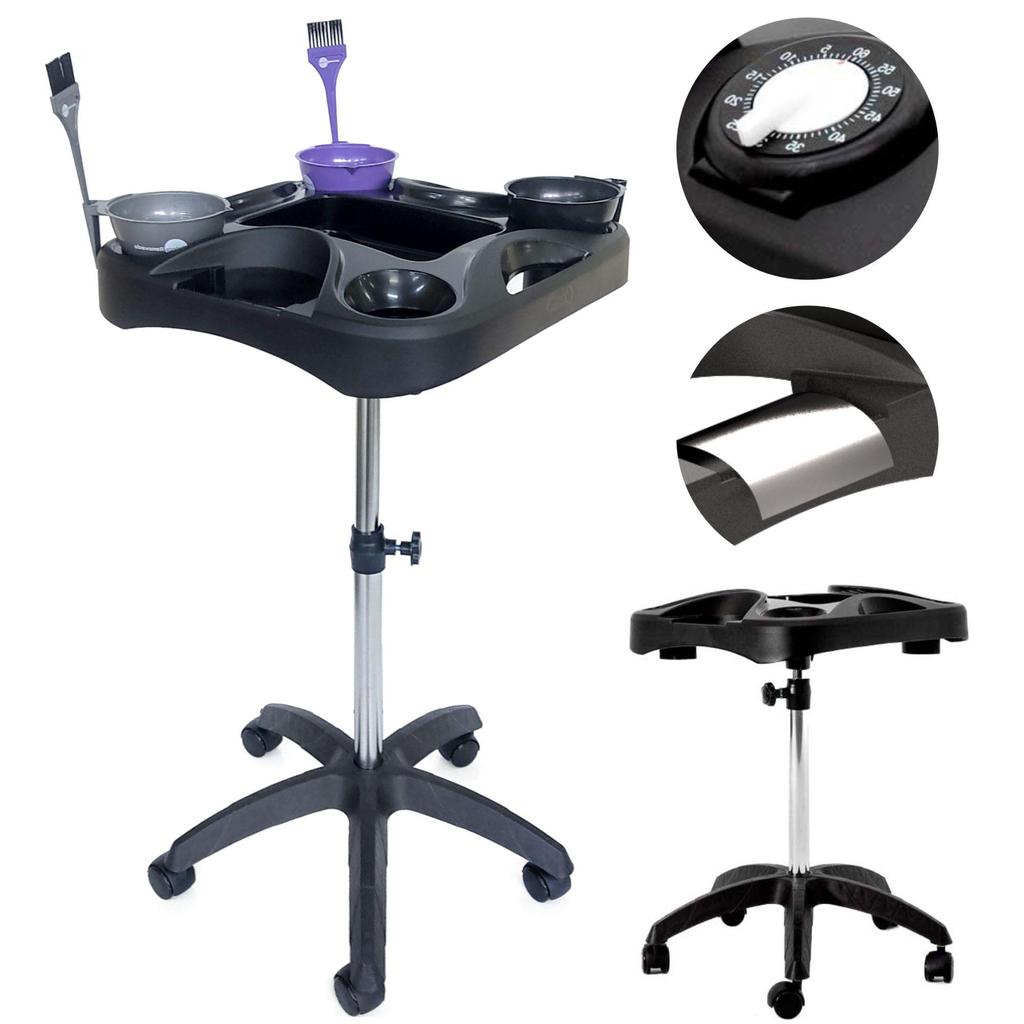 Carrinho Auxiliar Coloração Para Salão Beleza Mesa Multiuso
