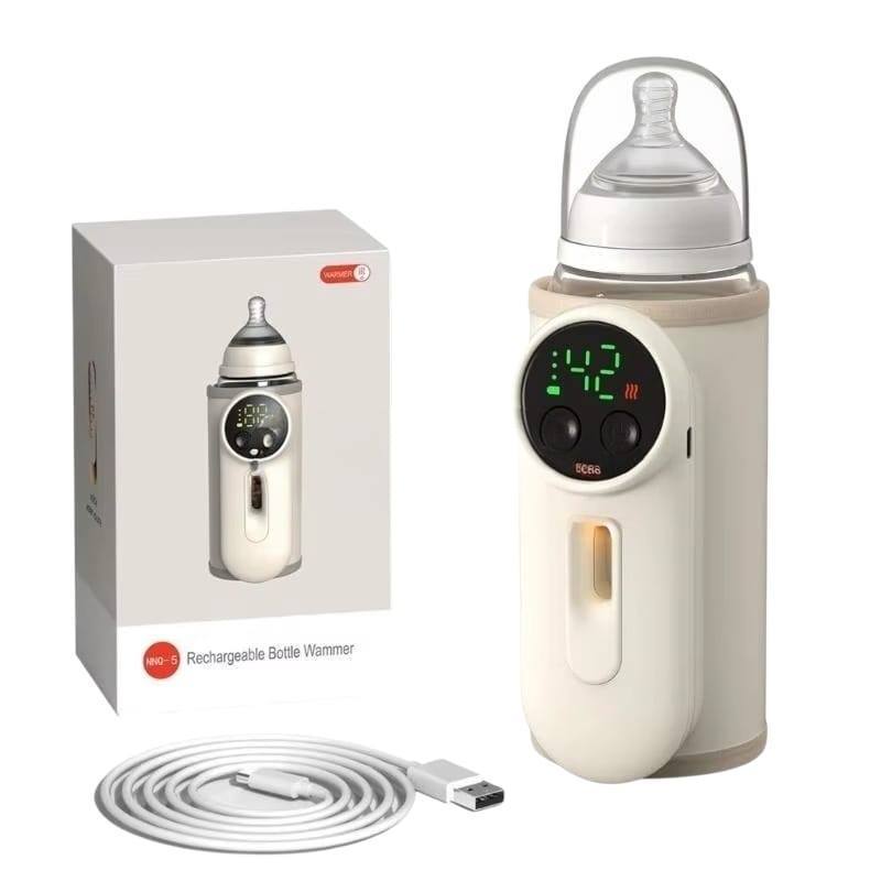 Aquecedor De Mamadeiras 145x100mm Recarregável Bivolt Com Visor LCD em PP e ABS DKL