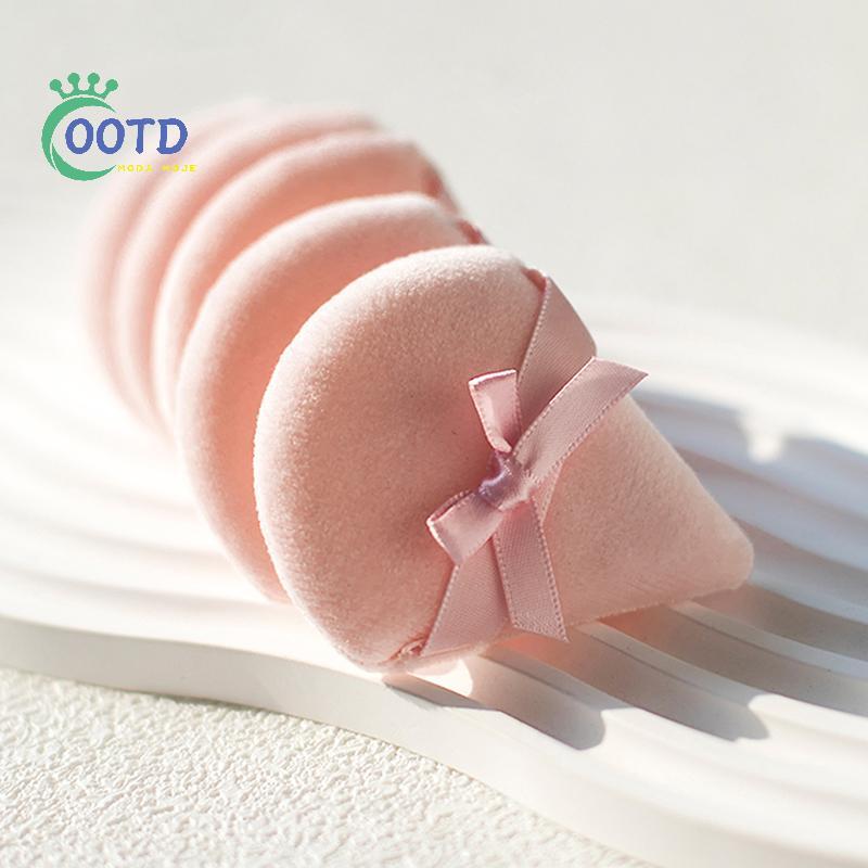 Moda Hoje 1/3/5pcs Ultra Macio Fofo Pó Puff Lavável Reutilizável Veludo Rosto Corpo Solto Ferramenta De Maquiagem Cosmét