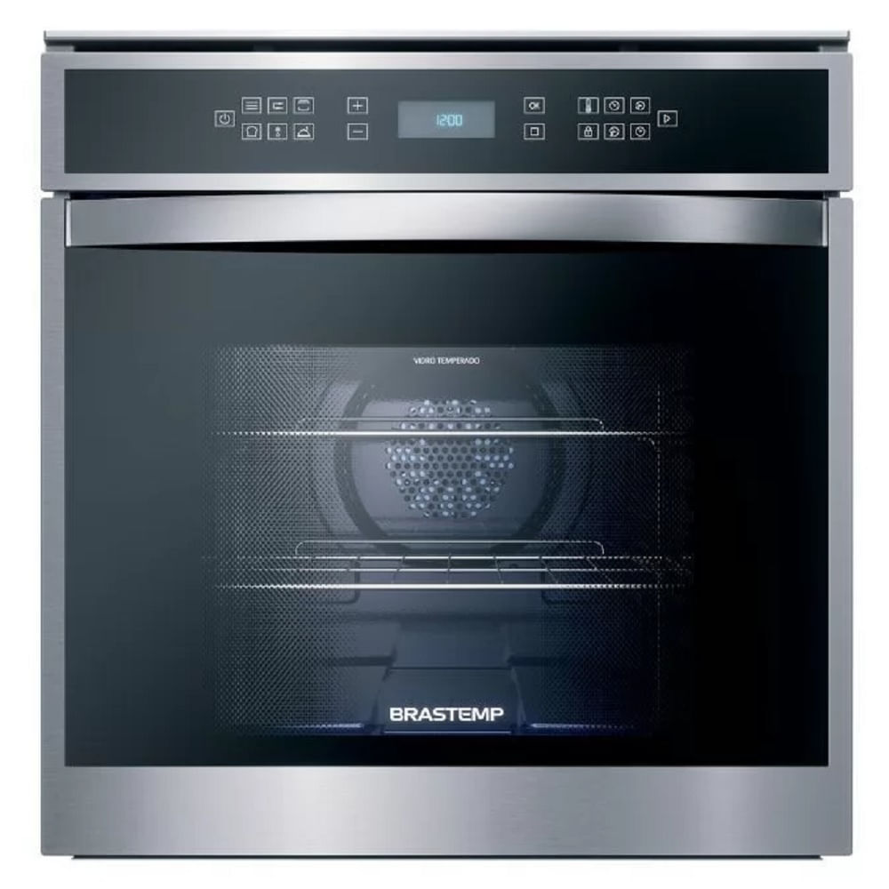 Forno Elétrico de Embutir Brastemp BOT84ARBNA 84 Litros Inox