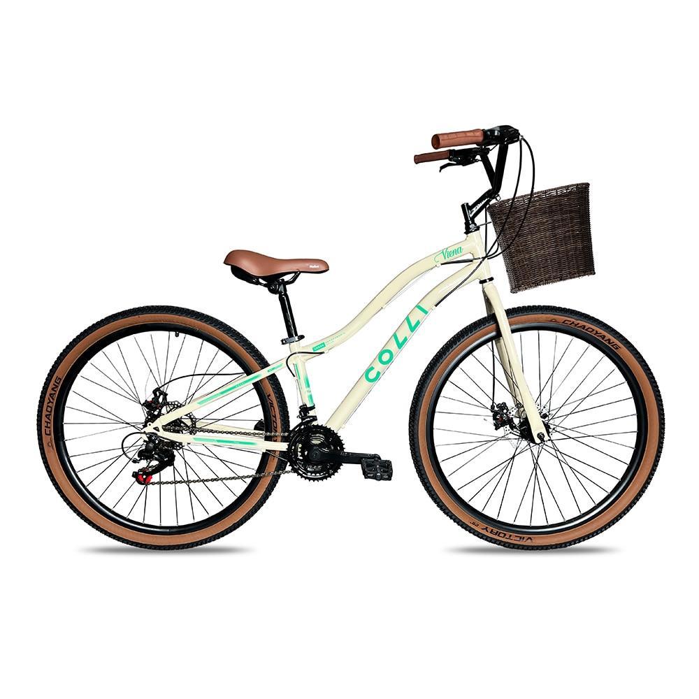 Bicicleta Retrô Aro 29 Viena 21v Bege – Colli Bike