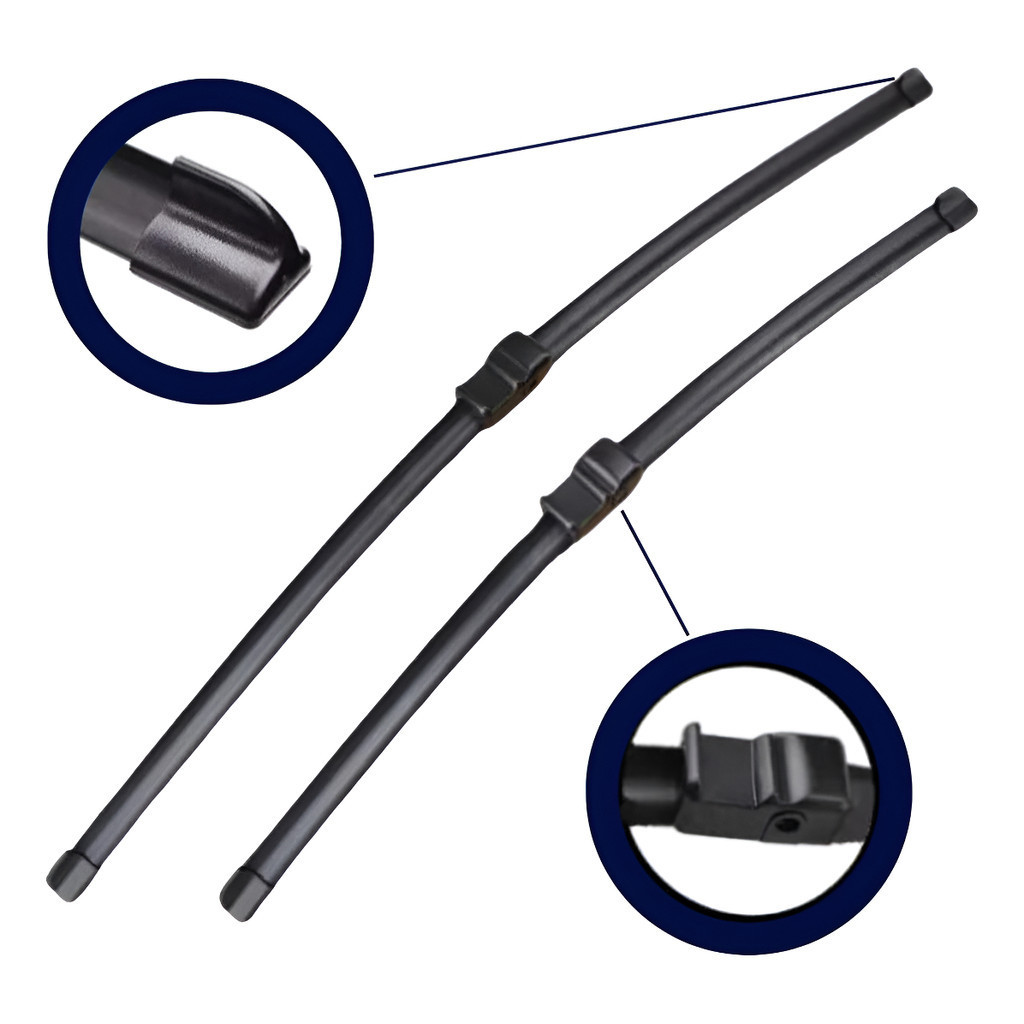 Jogo Par Palheta Limpador Silicone Focus 2008 A 2013 Slim