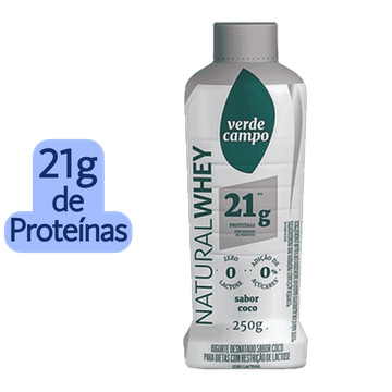 Verde Campo Coco Natural Whey Iogurte em Oferta na Shopee