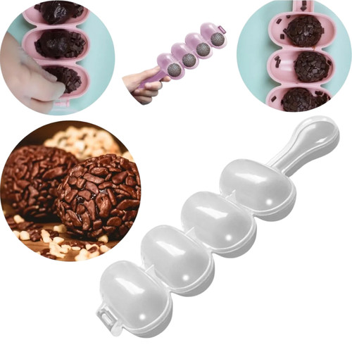 Boleador De Brigadeiro Molde Enrolador Doces Festa Gourmet Granulado Confeitos Açúcar Doces Doceria