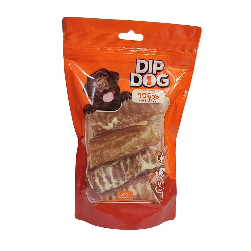 Mordedor Natural 1 pacote de traqueia para cães Marca  Dip dog 50g em Oferta na Shopee